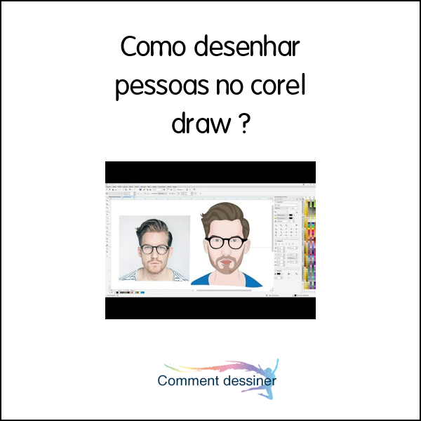 Como desenhar pessoas no corel draw